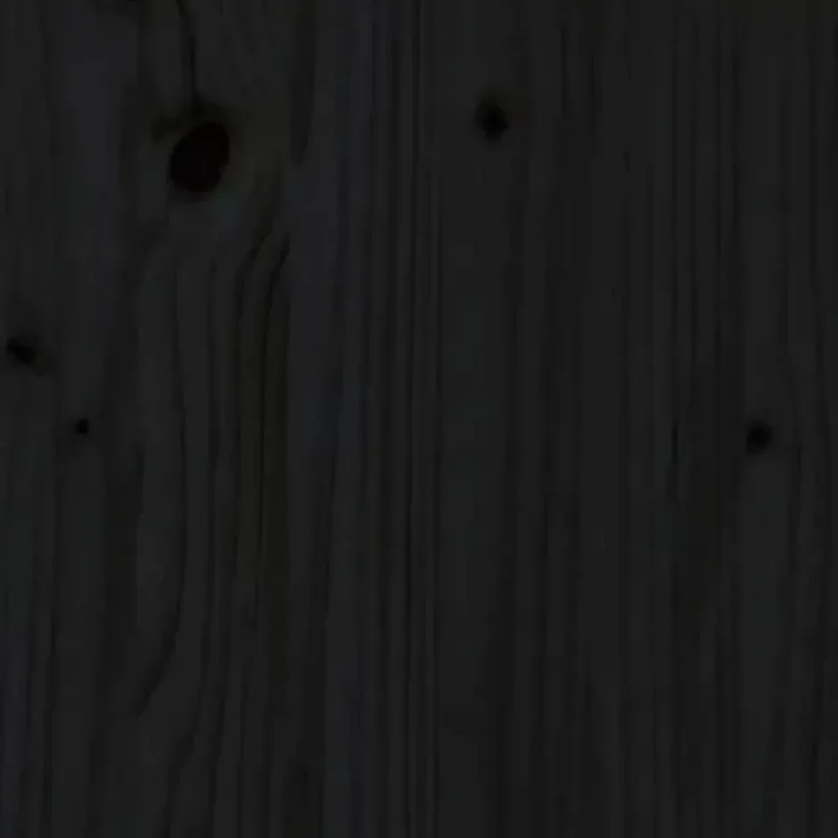 Vidaxl Tête de lit Noir 165,5x4x100 cm Bois massif de pin 818884 Sale
