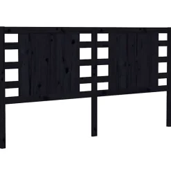 Vidaxl Tête de lit Noir 166x4x100 cm Bois massif de pin 818784 Best