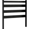 Vidaxl Tête de lit Noir 96x4x100 cm Bois massif de pin 818404