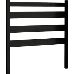 Vidaxl Tête de lit Noir 96x4x100 cm Bois massif de pin 818404