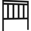 Vidaxl Tête de lit Noir 96x4x100 cm Bois massif de pin
