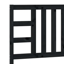 Vidaxl Tête de lit Noir 96x4x100 cm Bois massif de pin 817824 Discount