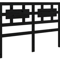 Vidaxl Tête de lit Noir 125,5x4x100 cm Bois massif de pin 818034 Discount