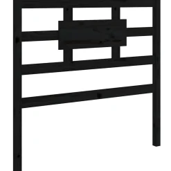 Vidaxl Tête de lit Noir 95,5x4x100 cm Bois massif de pin 818024