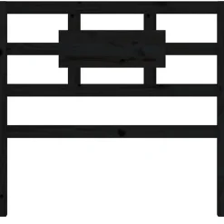 Vidaxl Tête de lit Noir 95,5x4x100 cm Bois massif de pin 818024