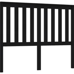 Vidaxl Tête de lit Noir 126x6x101 cm Bois massif de pin 818514 Discount
