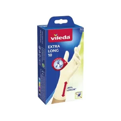 Vileda - Pack de 3 - Gants jetables - Extra Long - Manchette plus longue Discount