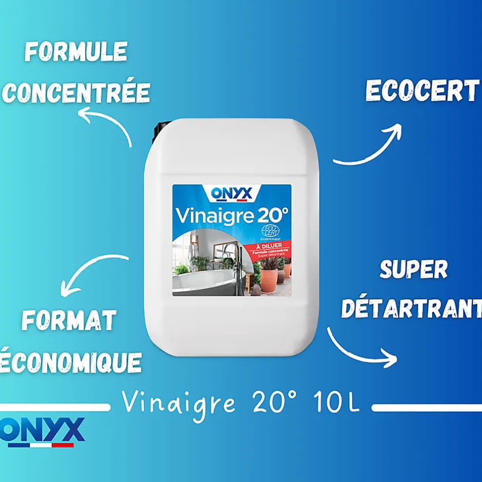 Onyx Vinaigre 20° formule concentrée 10L