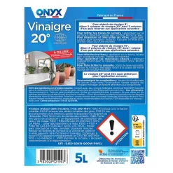 Onyx Vinaigre 20° formule concentrée 5L