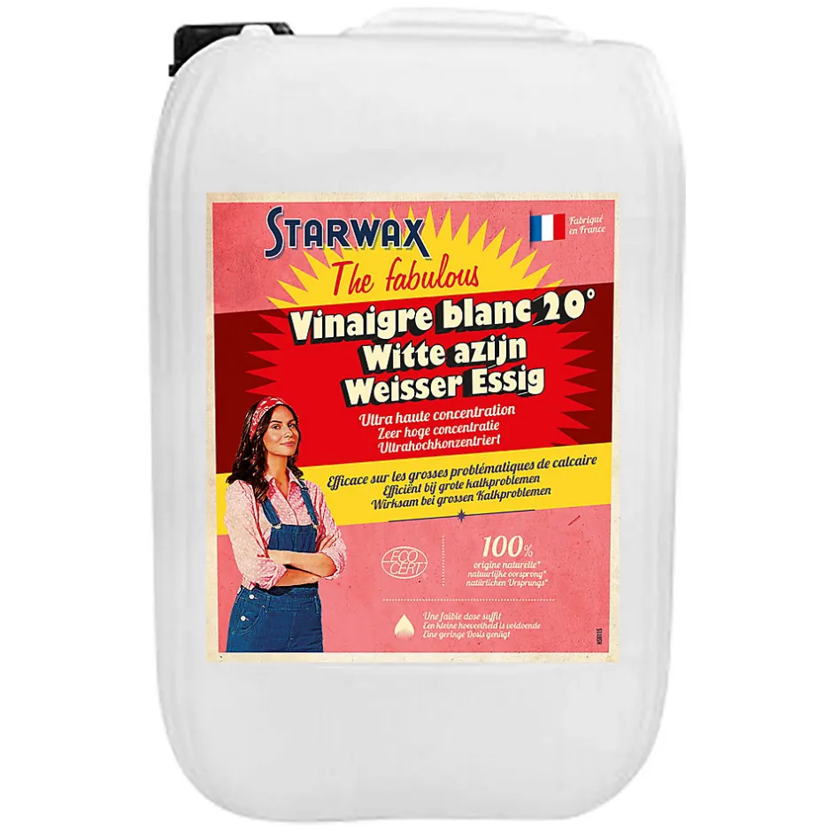 Starwax Fabulous Vinaigre blanc 20° ultra haute concentration Starwax The fabulous 10L