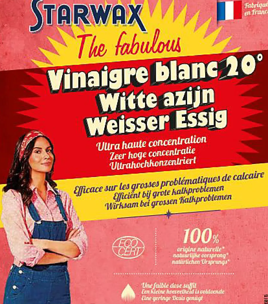 Starwax Fabulous Vinaigre blanc 20° ultra haute concentration Starwax The fabulous 10L