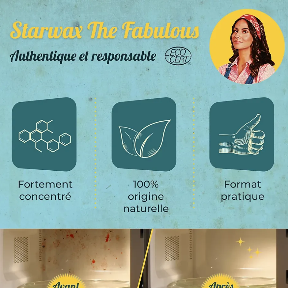 Starwax Fabulous Vinaigre blanc ménager 14° Fabulous 5L Hot