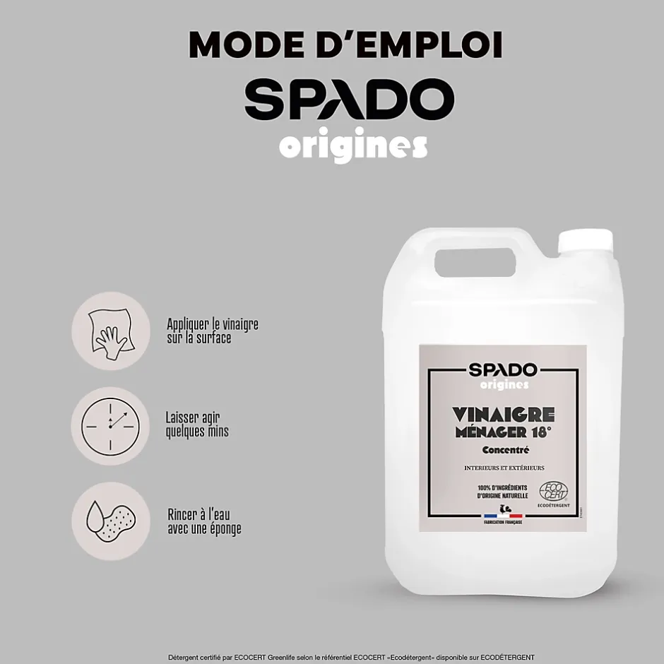 Gloss Vinaigre blanc ultra concentré 18° Spado Origines Sale