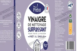 Phebus Vinaigre de nettoyage surpuissant 1L