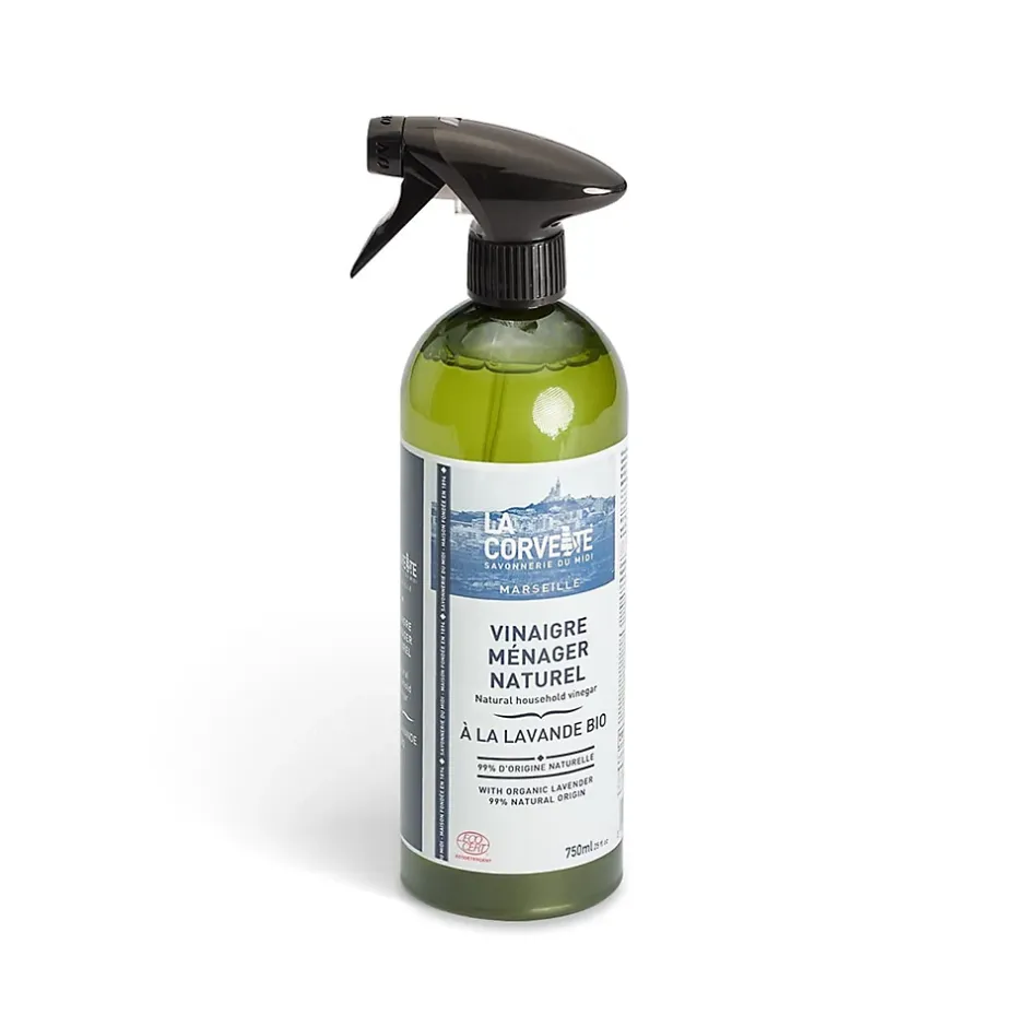 Vinaigre ménager ECOCERT parfumé à la lavande bio La Corvette 750ml Discount