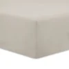 Vision - Drap housse Beige - 140x190cm - 100% coton