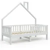 Enfant Vitalispa® Vitalispa Lit cabane Blanc 80x160 cm
