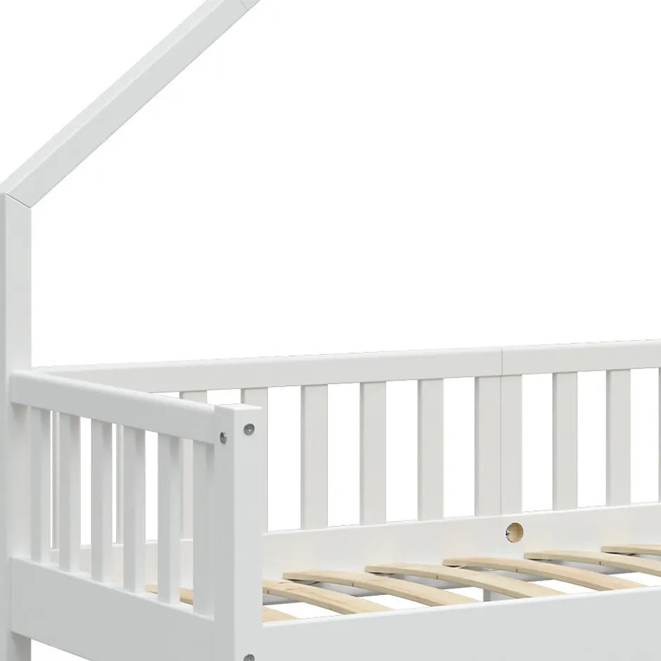 Enfant Vitalispa® Vitalispa Lit cabane Blanc 80x160 cm