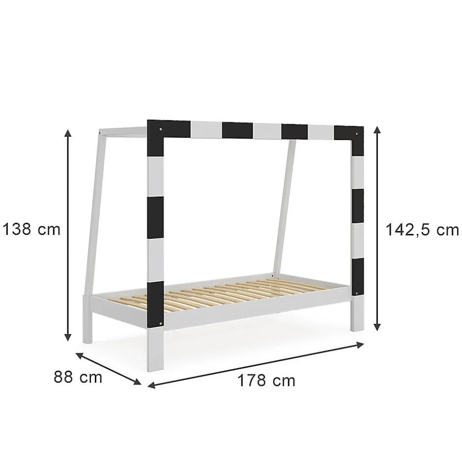 Enfant Vitalispa® Vitalispa Lit denfant Blanc 80x160 cm sans matelas