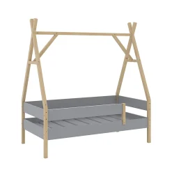 Vitalispa® Vitalispa Lit denfant Gris 80x160 cm