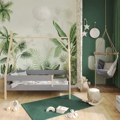 Vitalispa® Vitalispa Lit denfant Gris 80x160 cm