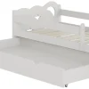 Vitalispa® Vitalispa Lit pour enfant Blanc 80x160 cm avec tiroir, sans matelas New