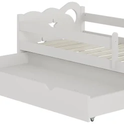 Vitalispa® Vitalispa Lit pour enfant Blanc 80x160 cm avec tiroir, sans matelas New