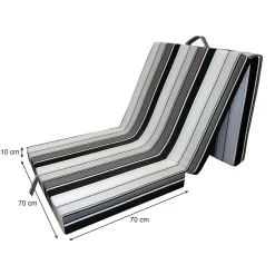Vitalispa® Vitalispa Matelas Noir 190x70cm