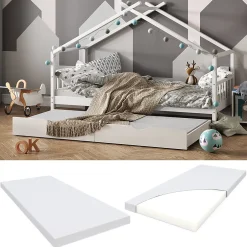 Vitalispa® Vitalispa Matelas pour enfants Blanc 90x190cm H2 Degré de dureté Sale
