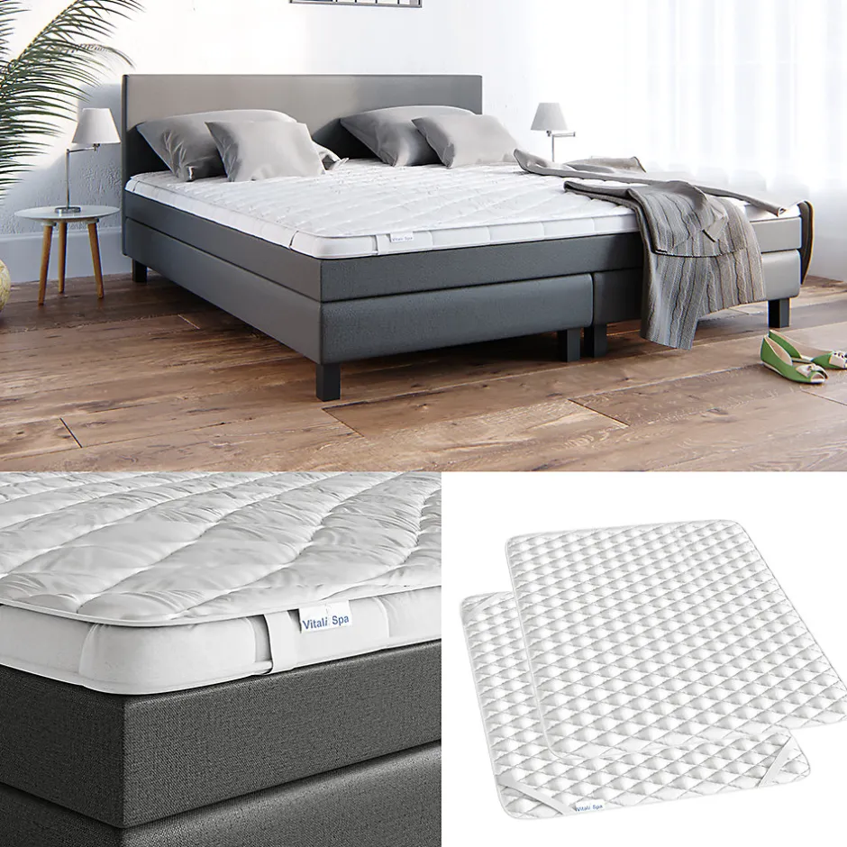 Vitalispa® Vitalispa Protège-matelas Blanc 160x200cm