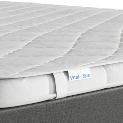 Vitalispa® Vitalispa Protège-matelas Blanc 160x200cm Surpiqûre