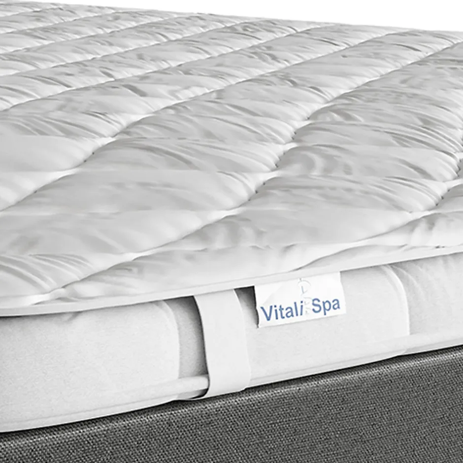Vitalispa® Vitalispa Protège-matelas Blanc 90x200cm lavable jusquà 60C adapté au sèche-linge