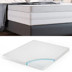 Vitalispa® Vitalispa Protège-matelas Blanc 160x200cm Lavable, respirant
