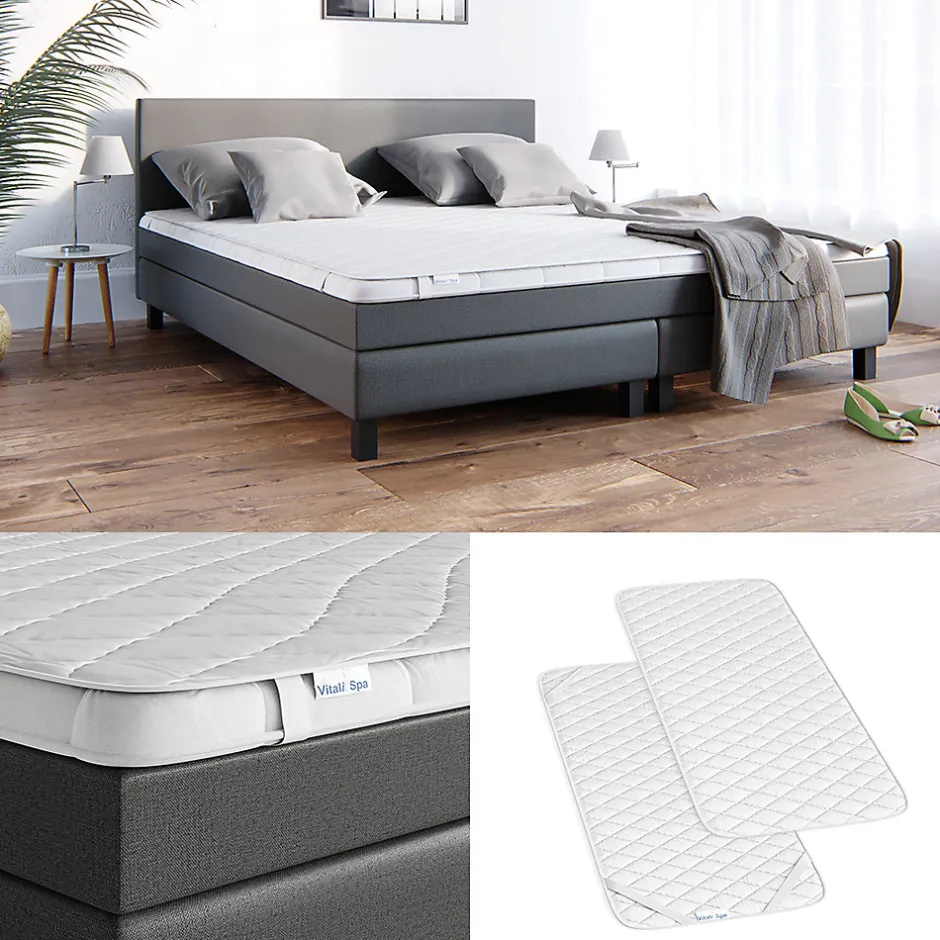 Vitalispa® Vitalispa Protège-matelas Blanc 90x200cm