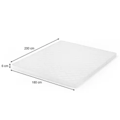 Vitalispa® Vitalispa Protège-matelas Blanc 180x200cm