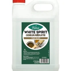 Phebus White spirit odeur réduite Phébus 5L
